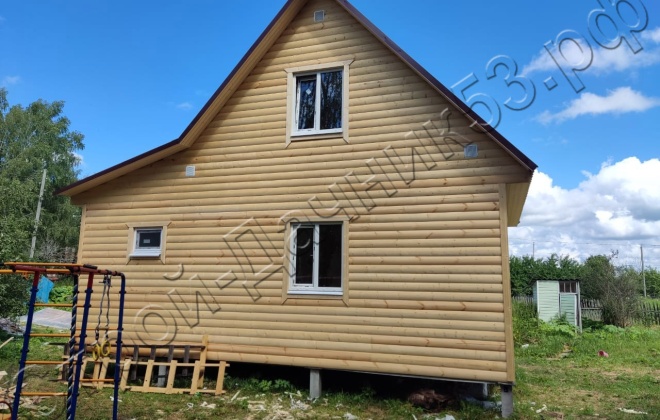 1 Каркасно-щитовой дом  Д-2, 6х8м, 75  М², Московская область, Шаховской район, село Середа. (5)